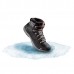 Ботинки для походов зимние водонепроницаемые женские черные SH100 WARM MID Quechua