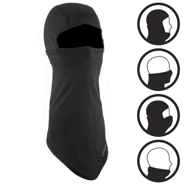 Балаклава лыжная для взрослых черная NINJA Wedze