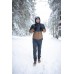 Ботинки для походов зимние водонепроницаемые мужские коричневые SH100 WARM MID Quechua