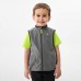Жилет для походов для детей 2-6 лет флисовый серый MH150 Quechua