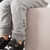 Брюки спортивные дышащие зауженные для малышей серые Domyos