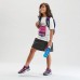 Юбка-шорты для походов для детей 7-15 лет черно-розовая MH100 Quechua Юбка-шорты для походов для детей 7-15 лет черно-розовая MH100 Quechua