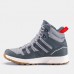 Ботинки для походов зимние водонепроницаемые мужские cерые SH100 WARM MID Quechua
